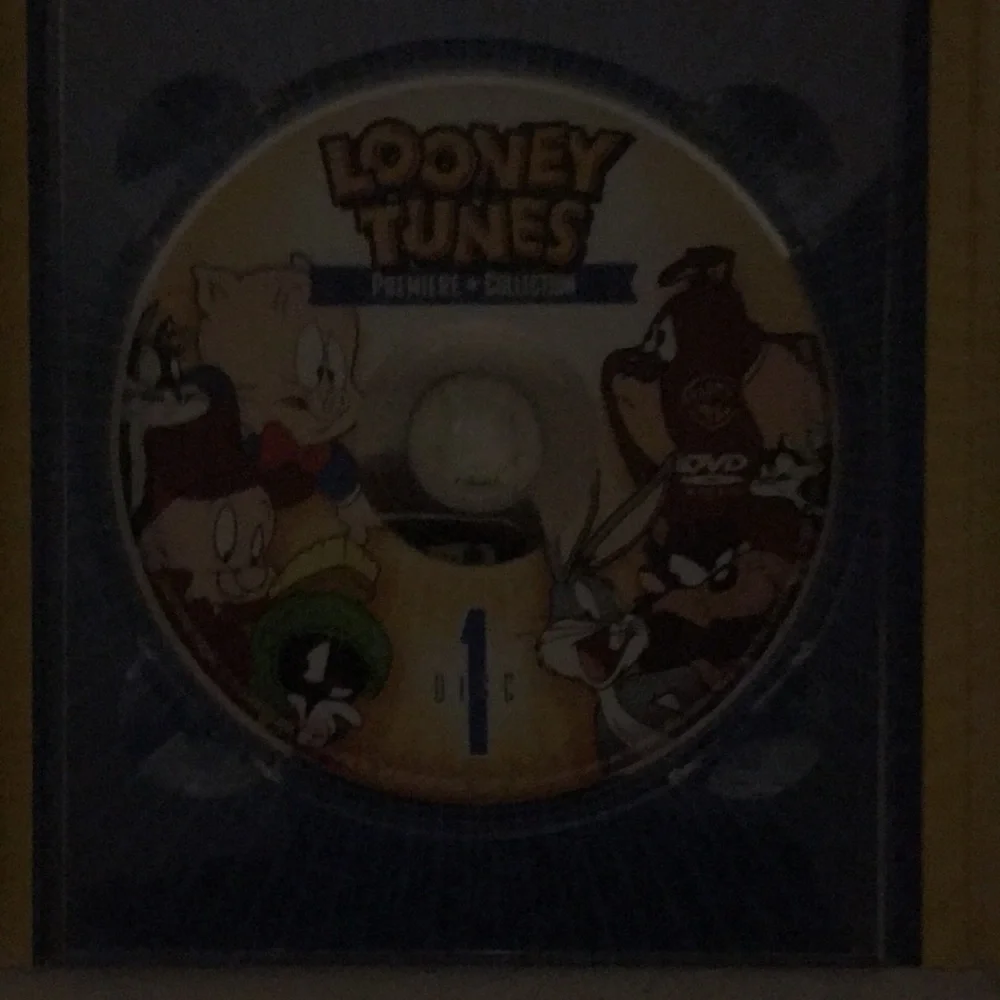 DVD OF LOONEY TUNES SIZES 2 ARE 3 INCH’S TALL
